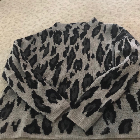 ply cashmere Sweaters - Cashmere leopard print sweater